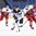 BUFFALO, NEW YORK - JANUARY 2: Finland's Janne Kuokkanen #9 skates with the puck while the Czech Republic's Martin Necas #8 and Albert Michnac #29 chase him down during quarterfinal round action at the 2018 IIHF World Junior Championship. (Photo by Matt Zambonin/HHOF-IIHF Images)

